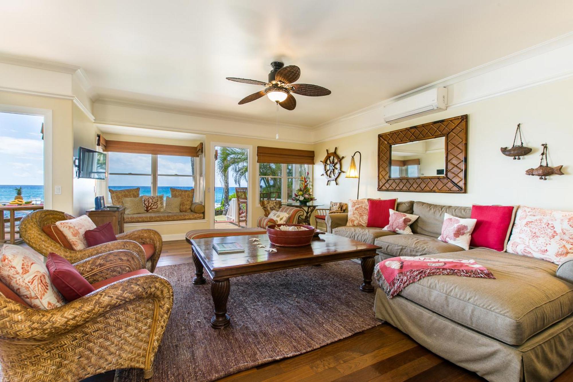 2Br Oceanfront Cottage In Poipu- Alekona Kauai コロア エクステリア 写真