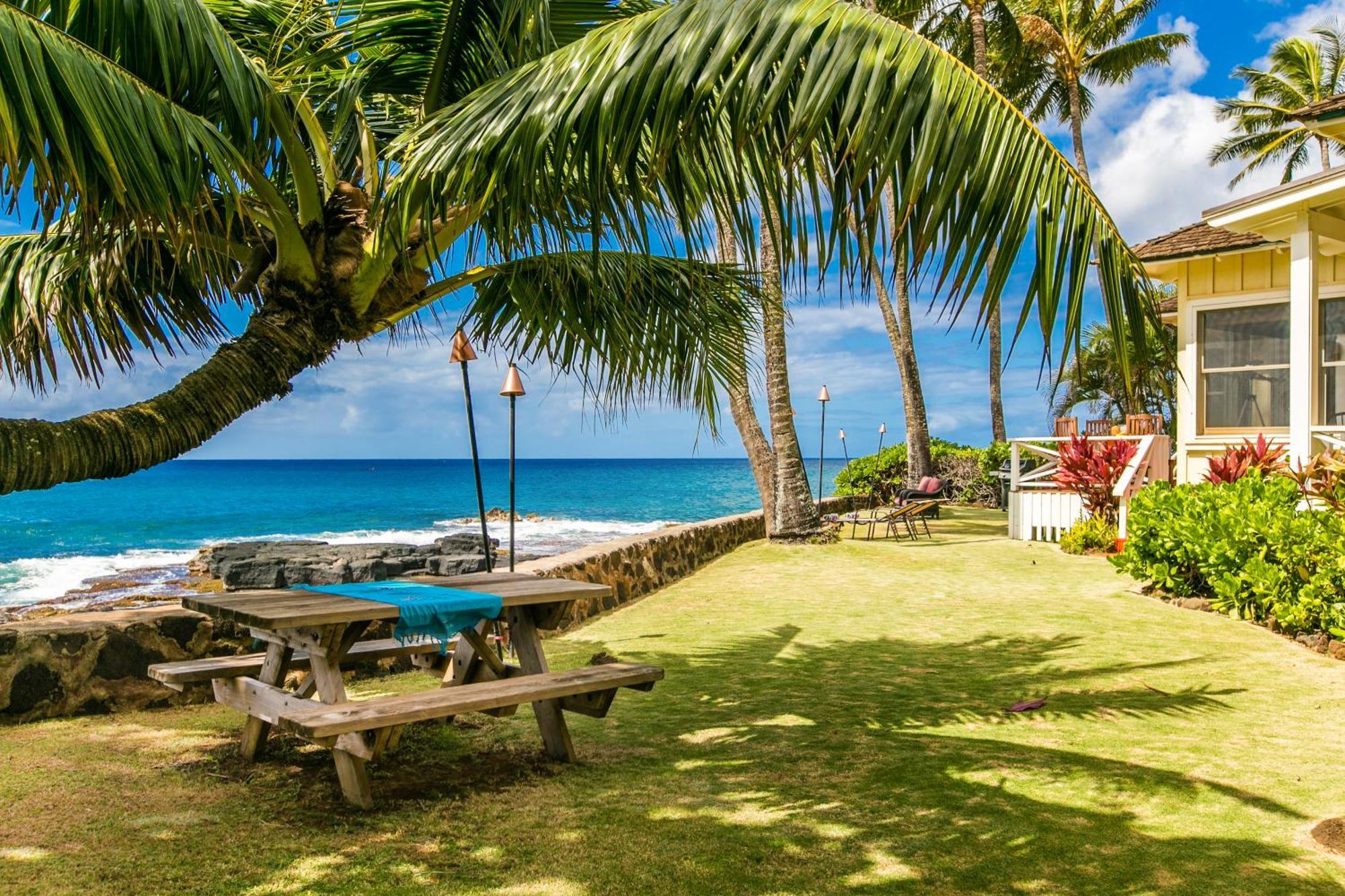 2Br Oceanfront Cottage In Poipu- Alekona Kauai コロア エクステリア 写真